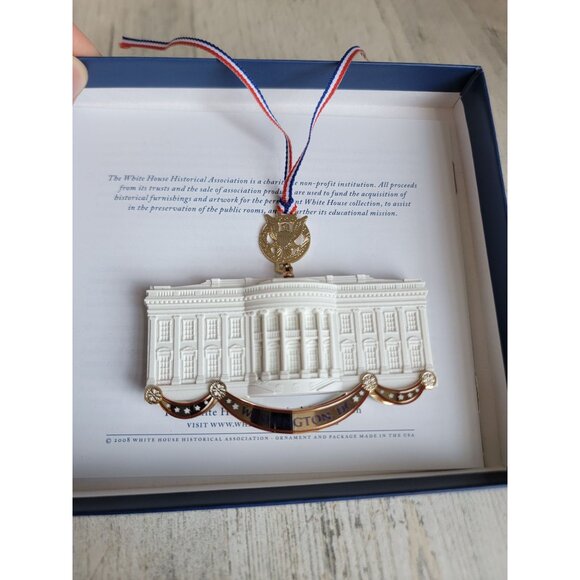 White house historical association building commemorative ornament Xmas - Picture 3 of 8